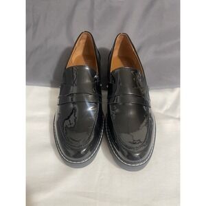 Franco Sarto Faux Patent Leather Loafer Women's 9 NWOT